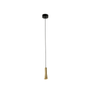 Faro Nina – hängelampe – Ø 4 x 13 cm – 4W LED inkl. – gold satiniert