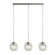 Searchlight Balls - Hängeleuchte - 81 x 15 x 147 cm - Chrom und transparent