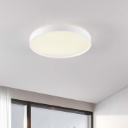 Nova Luce Roi - Deckenleuchte - Ø 50 x 8,5 cm - 48W dimmbar LED inkl. - Sand Weiß