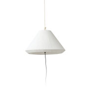 Faro Saigon - tragbare Lampe mit Stecker - Ø 19 x 38 cm - IP65 - matt weiß