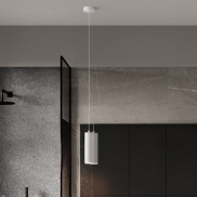 Nova Luce Mao - Aufbaustrahler - Ø 5,5 x 200 cm - IP44 - sandweiß