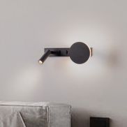 Nova Luce Noima - wandleuchte - 28,5 x 10 x 8,5 cm - 9W LED inkl. - Sand Schwarz