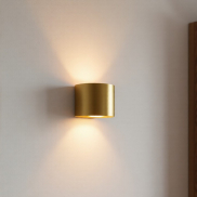 Lucide Xio - Wandleuchte - 13 x 11 x 9,7 cm - 3,5W dimmbare LED inkl - matt gold