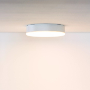 Lucide Ceres-LED - Badezimmer-Deckenleuchte - Ø 21,5 x 5 cm - 30W dimmbare LED inkl - IP44 - weiß