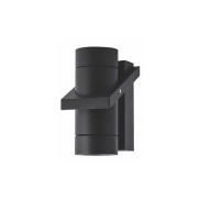 Artdelight Single - Wandleuchte - 8,3 x 11,7 x 16,2 cm - IP54 - schwarz