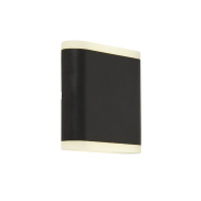 Searchlight Amble - Außenwandleuchte - 11,5 x 11 cm - 8W LED inkl - IP44 - schwarz