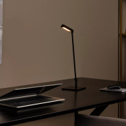 Lucide Lavale - Tischleuchte - 27,2 x 13 x 42,3 cm - 3W LED mit Dimmfunktion inkl. - schwarz