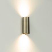 Artdelight Roulo2 – wandleuchte – Ø 6,4 x 15,4 cm – antik bronze