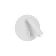 Nova Luce Penor - Wandleuchte mit Schalter - Ø 14 x 5,7 cm - 9W LED inkl. - sandweiß