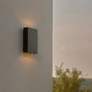 Nordlux Fold 15 - außenwandleuchte - 15 x 21 x 4,5 cm - 2 x 5W LED inckl. - IP54 - schwarz