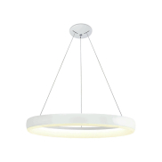 ONE Light LED Pendelleuchte Rings - Hängeleuchte - Ø 60 x 200 cm - 40W LED inkl. - weiß