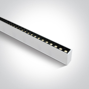 ONE Light LED Linear Profiles - Decken-/Hängelampe - 130 x 7 x 3,5 cm - einstellbare Helligkeit 20W/30W/40W LED inkl. - weiß - einstellbare Lichtfarbe