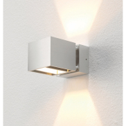Artdelight Bfeld - Wandleuchte - 12,3 x 8 x 6,8 cm - 2 x 3W LED inkl. - IP54 - Aluminium