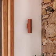 Faro Stan - Wandleuchte - 6 x 7,2 x 22,5 cm - Terracotta
