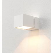 Artdelight Bfeld - Wandleuchte - 12,3 x 8 x 6,8 cm - 2 x 3W LED inkl. - IP54 - weiß