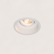 Artdelight Rex - Einbaustrahler - Ø 92 mm, Ø 83 mm Einbaugröße - weiß