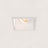 Artdelight Rex - Einbaustrahler - 92 x 92 mm, 83 x 83 mm Einbaumaß - weiß