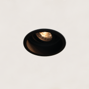 Artdelight Rex - Einbaustrahler - Ø 92 mm, Ø 83 mm Einbaugröße - schwarz