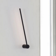 Nova Luce Synthesi - wandleuchte - 6 x 10 x 60 cm - 17W LED inkl. - sand schwarz