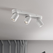Nova Luce Amecy - Aufbaustrahler 3L - 39 x 12,5 x 6,5 cm - Sand Weiß