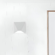 Nova Luce Bazz - wandleuchte - 16 x 5 x 16 cm - 3W LED inkl. - sand weiß