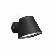Faro Gina - Wandleuchte - 11,5 x 15 x 9 cm - IP44 - mattschwarz