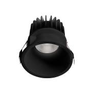 Nova Luce Selene - Einbaustrahler - Ø 82 mm, Ø 76 mm Einbaugröße - IP54 - schwarz