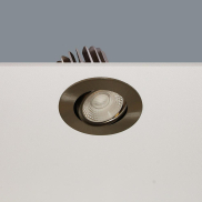 Artdelight Venice 2208 - Einbaustrahler - Ø 80 mm, Ø 68 mm Einbaumaß - 8W dimmbare LED inkl. - IP44 - Stahl matt