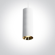 ONE Light Cylinder - Hängeleuchte - Ø 7,5 x 224 cm - weiß