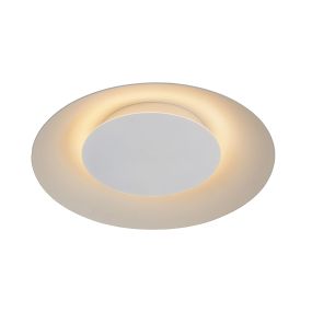 Lucide Foskal - Deckenleuchte - Ø 34,5 x 7,3 cm - 12W LED inkl - weiß