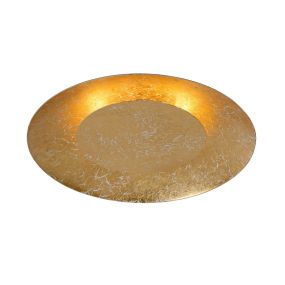 Lucide Foskal - Deckenleuchte - Ø 34,5 x 7,3 cm - 12W LED inkl. - Messing