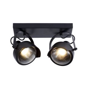 Lucide Cicleta - Aufbaustrahler 2L - 32,5 x 14,5 x 19 cm - schwarz