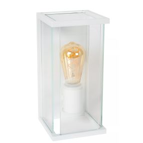 Lucide Claire - Außenwandleuchte mit Sensor - 14 x 16 x 29 cm - IP54 - weiß