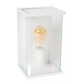Lucide Claire - Außenwandleuchte - 17,6 x 18 x 30 cm - IP54 - weiß