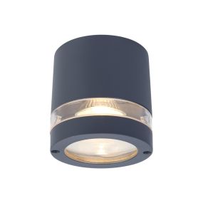 Lutec Focus - Außen-Deckenleuchte - Ø 10 x 10 cm - IP44 - dunkelgrau