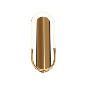 Maxlight Olivia - Wandleuchte - 33 x 7,6 x 83 cm - 15W dimmbare LED inkl - gold