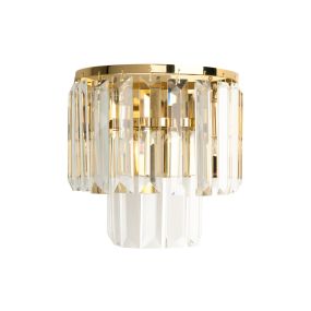 Maxlight Monaco - Wandleuchte - 18 x 11 x 19 cm - gold