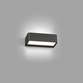 Faro Takua - Wandleuchte - 20 x 10,3 x 5,5 cm - 10W LED inkl. - IP65 - dunkelgrau