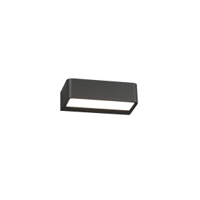 Faro Takua - Wandleuchte - 20 x 10,3 x 5,5 cm - 10W LED inkl. - IP65 - dunkelgrau