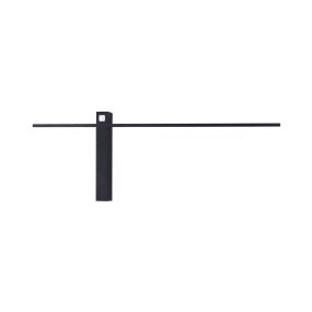 Maxlight Saber - Wandleuchte - 22 x 4 x 61 cm - 6W LED inkl - IP23 - schwarz