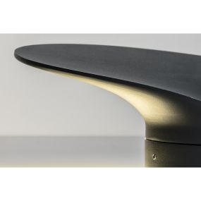 Faro Lotus - Gartenleuchte - 22,5 x 22,5 x 35 cm - 18W LED inkl. - IP65 - dunkelgrau