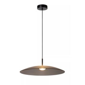 Lucide Menga - Pendelleuchte - Ø 60 x 150 cm - 18,6W dimmbare LED inkl - geräuchert