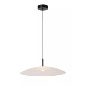 Lucide Menga - Pendelleuchte - Ø 60 x 150 cm - 18,6W dimmbare LED inkl - opal