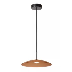 Lucide Menga - Pendelleuchte - Ø 40 x 150 cm - 12W dimmbare LED inkl - bernsteinfarben