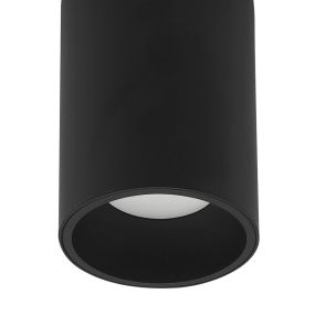 Nova Luce Ned - Aufbaustrahler 1L - Ø 7 x 10 cm - sandschwarz