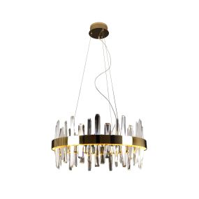Maxlight Prince - Kronleuchter - Ø 60 x 150 cm - 31W LED inkl - gold