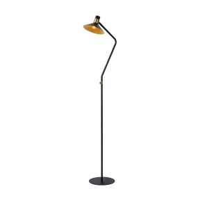 Lucide Pepijn - Stehleuchte - 145 cm - 3 Stufen dimmbar - schwarz