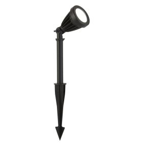 Searchlight Spikey II - Bodenstrahler auf Erdspieß - 14 x 46 cm - 12W LED inkl. - IP54 - schwarz