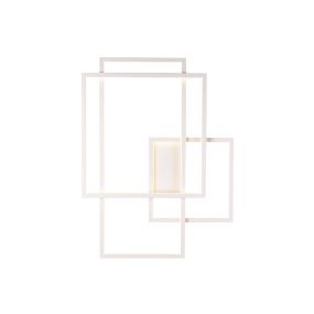 Maxlight Geometric - Wandleuchte - 70 x 9 x 54 cm - 45W LED inkl. - weiß