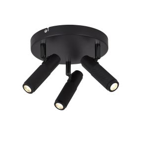 Searchlight Handlebar - Aufbaustrahler 3L - Ø 34 x 15,5 cm - 7W LED inkl. - schwarz